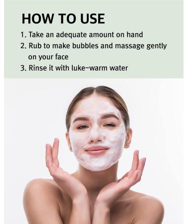 Vegan Tension Up Cleansing Foam 120ml - Gentle Daily Face Wash for Sensitive Skin EWG Verified Cruelty-Free PEG Free Eco-Friendly Packaging - Buy Online on GoSupps.com