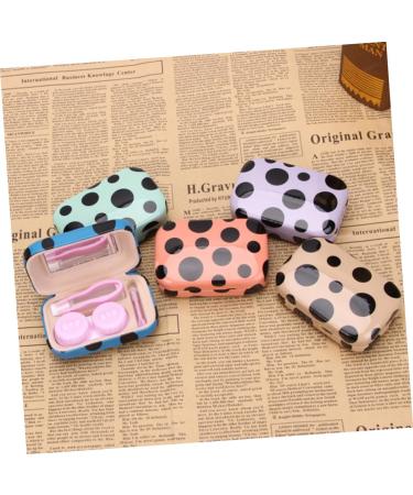 Homsfou Double Glasses Case for Women | Contact Lens Applicator & Dispenser | Colored Lens Container Set | Shop Internationally - Buy Online on GoSupps.com