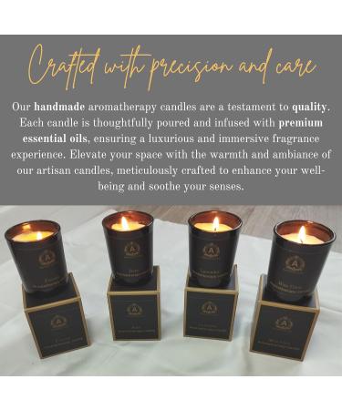 Luxury Scented Candles Set | Rose Lavender Miss Coco Freesia | Black Jar Collection | Perfect Christmas Gifts | Aromatherapy Bliss - Buy Online on GoSupps.com