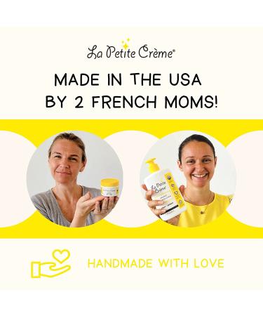 La Petite Creme Organic Diapering Lotion - Gentle Diaper Rash Cream & Skin Cleanser - USDA Certified Organic - 20oz - Buy Online on GoSupps.com
