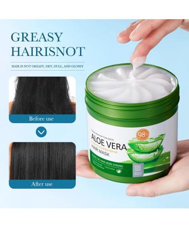 Masque Capillaire L'aloe Vera Masque Capillaire La K ratine Masque Capillaire Hydratant Masque Capillaire R parateur En Profondeur Prendre Soin Des Cheveux Hydrater Et Lisser Les Cheveux 500g - Buy Online on GoSupps.com
