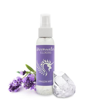 Smudge Spray with Lavender for Cleansing and Clearing Negative Energy. Aura Support for Protection, Relaxation and Grounding. Moonwater Elixirs with Crystals and Reiki. 4 Ounce (Pack of 1)