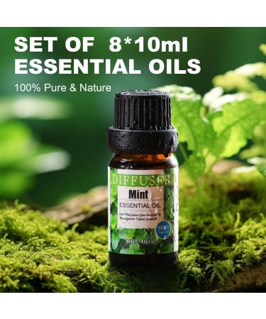 500ML Diffuser Set with 8 Essential Oils | Remote Control, Timer, & Auto-Off | Aromatherapy, Air Freshener, & Humidifier Combo for Bedroom - Buy Online on GoSupps.com