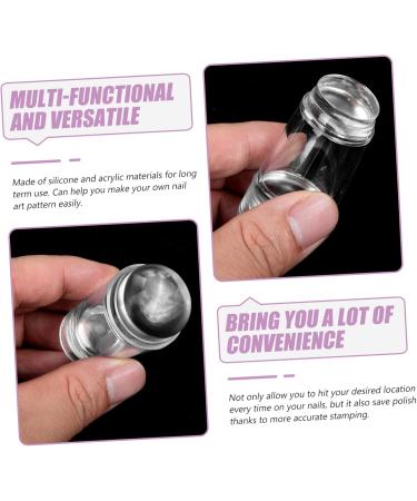 Ipetboom 4 Sets Nail Supplies Gel Nail Tools Beauty Supplies Nail Art Stamp Nail Beauty Tool Spachella Silicone Manicure Art Stamper Nail Kits Clear Stamp Acrylic Women's Flash Scraper Set - Buy Online on GoSupps.com