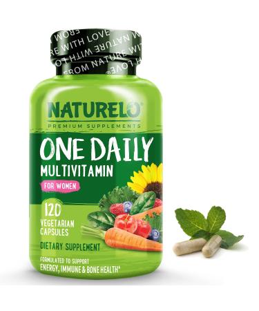 NATURELO One Daily Multivitamin for Women 120 Vegetable Capsules