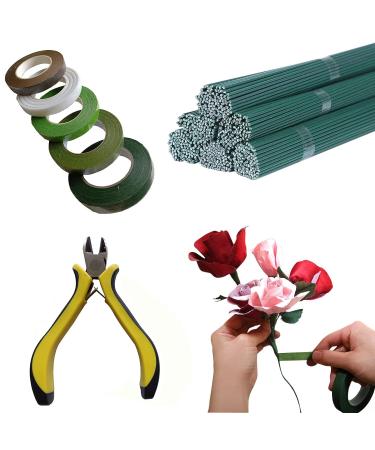 Arlai Floral Arrangement Kit - Wire Cutter, Scissors, Floral Wire, and Tape Set for Bouquet Making - Buy Online on GoSupps.com