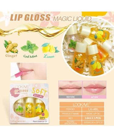 Lip plumperLip Balm Set With Cool Mint Clear Lip Gloss Set for Women Girls Moisturizer Lip Oil Makeup Kit for Lips Lingjiong - Buy Online on GoSupps.com