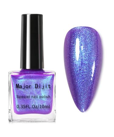 Chameleon Nail Polish - Glitter Nail Polish - Purple Pearl Nail Polish - Chrome Metallic Purple Nail Polish