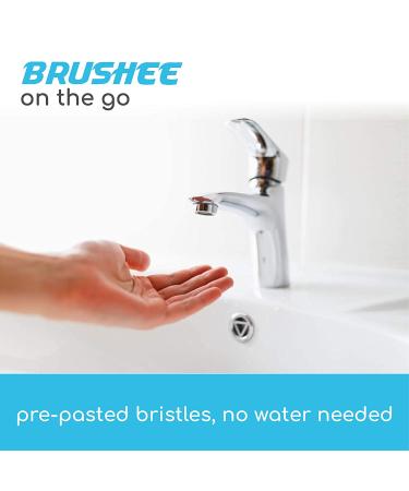 Brushee 3-in-1 Tool 24-Pack | Disposable Pre-Pasted Mini-Brush, Floss, Pick | Small Adult Toothbrush | Travel-Friendly Oral Care - Buy Online on GoSupps.com