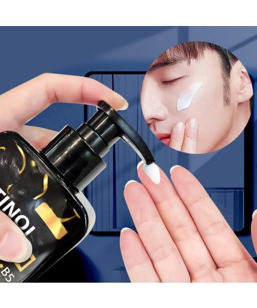 Men's Retinol Face Cream Moisturizer Anti Wrinkle Collagen Cream with Vitamin A C B5 Natural Night Cream Facial Mens Skin Care To Reduce Fine Lines Lifting and Firming Skin - Buy Online on GoSupps.com