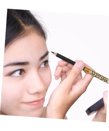 CANIGHT 2pcs Double Head Eyebrow Pencil) Make up Palette Eyebrow Pencil with Brow Brush Leopard Uk Wooden 1 count (Pack of 1) Black - Buy Online on GoSupps.com