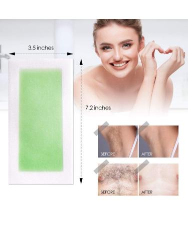 Avashine Body Wax Strips 64 Pack - Large 3.5x7 Inch Waxing Kit for Smooth Skin - Buy Online on GoSupps.com