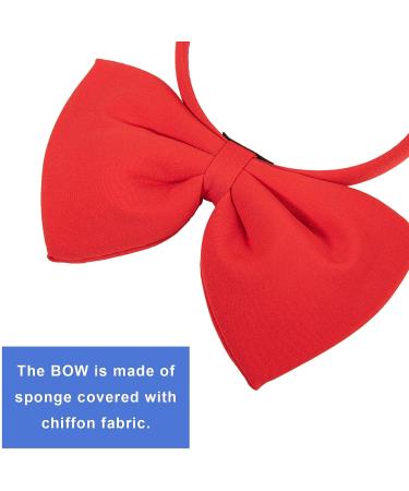 CHuangQi Bow Headband - Halloween/Christmas Cosplay Headdress for Women & Girls (Red) - Buy Online on GoSupps.com