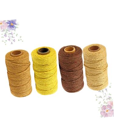 Coheali 12 Rollen Macrame Baumwollgarn | Naturk chengarn f r DIY & Backen | Hochwertige 3er Set | 10x5x5cm - Buy Online on GoSupps.com