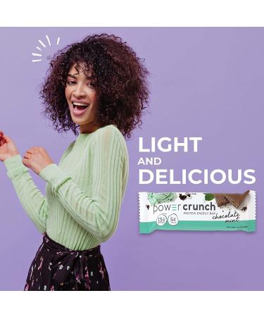 Power Crunch Whey Protein Bars Variety Pack - French Vanilla & Chocolate Mint (24 Count) | High Protein Snacks with Delicious Taste - Buy Online on GoSupps.com