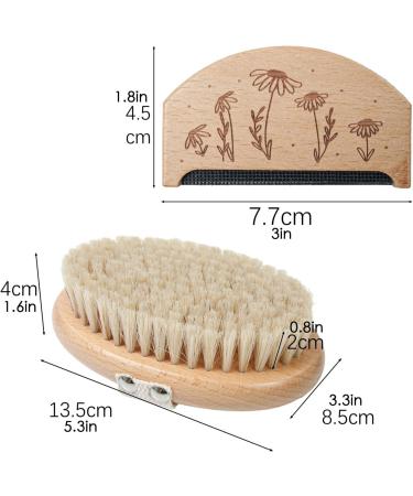 Sweater Shaver & Lint Remover | Wooden Fabric Comb for Wool & Cashmere | Portable Pilling Fuzz Remover Set - Buy Online on GoSupps.com
