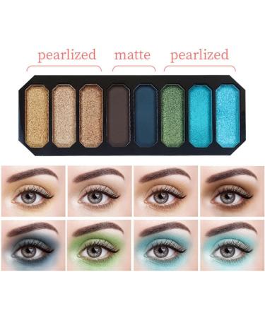 Smokey Eye Eyeshadow Palette - 8-Color Natural Nude Smokey Warm Eye Shadow Palette Makeup Matte Eyeshadow Pallet Cosmetics Kit 02 - Buy Online on GoSupps.com