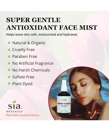 Rejuvenating Face Toner Mist | Prickly Pear Aloe Vera Orange Blossom | Natural Botanical Skincare for Women - 118ml/4oz - Buy Online on GoSupps.com