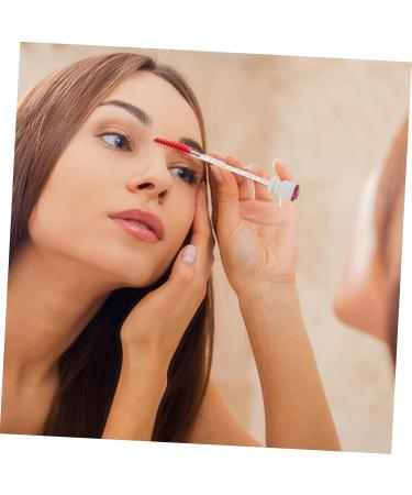Housoutil 10pcs Diamond Mascara Brush Eye Liner Tube Lash Spoolie Lash Cleansing Eyelash Cream 11.3x1.1cm Red - Buy Online on GoSupps.com