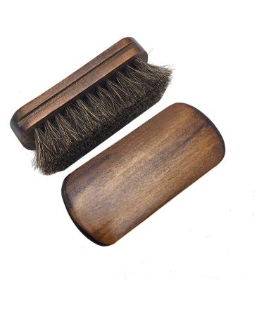 Shoe Brush Boots Horse Hair Shoe Cleaner Horse Hair Brush Polishing Tool Care Felt Brush Hair Tool Brush Onecolor