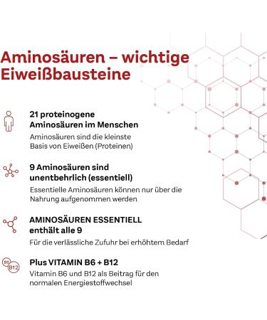 Doppelherz System Amino Acids Essential Plus Vitamin B6 & B12 for Metabolism 120 Capsules - International Shipping Available - Buy Online on GoSupps.com