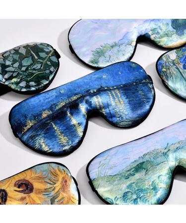 VAN GOGH Sleep Eye Mask | 100% Silk Comfort | Light Blockout & Ear Plugs for Travel - Perfect for Men & Women - Buy Online on GoSupps.com