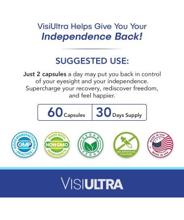 Eye Health Supplement 14 Essential nutrients for Clear Vision Blue Light Protection and Long-Term Eye Health. Supports Clarity and Eye Wellness. 60 Capsules. (1 Pack) 60 Count (Pack of 1) - Buy Online on GoSupps.com