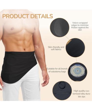 Buy Waterproof Ostomy Belt & Bag Covers | Adjustable Stealth Belt for Colostomy | Sport & Swimming Support for Men & Women (X-Large - Buy Online on GoSupps.com