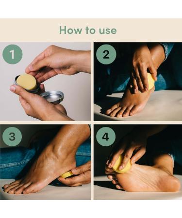  4 people who care 4peoplewhocare Firm Foot Cream - Eco-Friendly Natural Cosmetic Vegan Handkerchief with Shea Butter Fresh Fir Fragrance (30g) - Buy Online on GoSupps.com