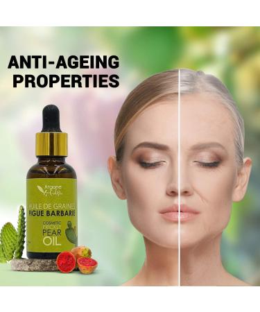 Gelise Prickly Organic Pear Seeds Oil (Optunia Ficus Indica) 100% Cold Pressed and Unrefined for skin hydration and care Versatile Beauty Oil Used as a Body Lotion/Moisturiser 30ml - Buy Online on GoSupps.com