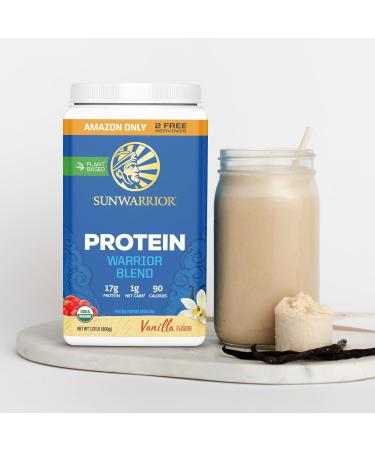 Active Preworkout Hydration Blend & Vanilla Organic Plant Based Protein Powder Set | Bundle & Save | Non-GMO Soy Dairy Filler & Gluten Free (32 Servings Protein 30 Servings Blue Rasp Pre Workout) - Buy Online on GoSupps.com