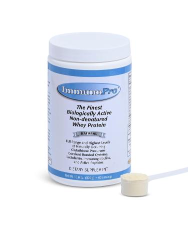 ImmunoPro The Finest Grass Fed Whey Protein Powder 300g for Immune Systems Well Wisdom | Clean Unflavored Whey Protein Powder Concentrate Grassfed Non-GMO Hormone-Free Grass Fed Protein Powder