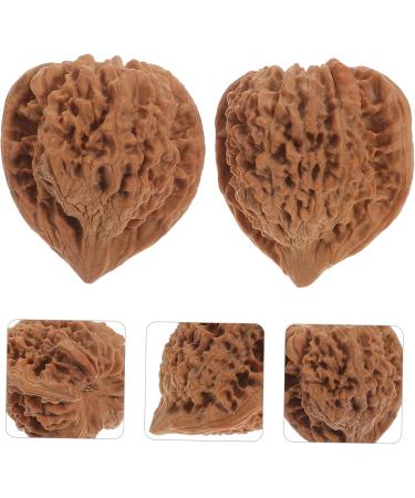 Magiclulu 2-in-1 Walnut Fitness Handball | Handheld Back Massager & Stress Relief Meditation Ball for Adults - Buy Online on GoSupps.com