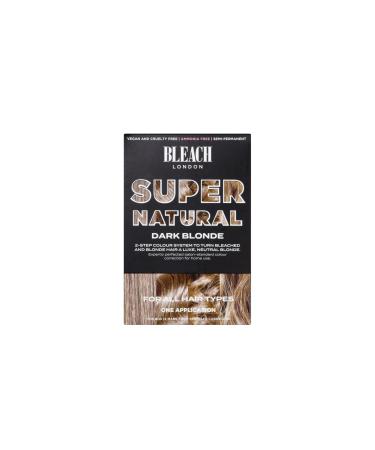 BLEACH LONDON DARK BLONDE SUPER NATURAL KIT - Semi-permanent dark blonde colour correction kit