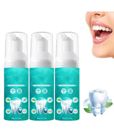 1/2/3PCs Furzero Smartsmile Mouthwash Furzero Smartsmile Oral Mouthwash Gum Health Mouthwash Mouthwash Tooth paste Foam Calculus Removal Teeth Whitening Eliminating Bad Breath (3PCs))