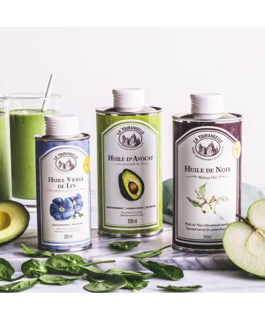 La Tourangelle - Avocado oil - Intense and fruity taste - Extracted from avocado flesh - Body and hair cosmetic oil - 500ml - Buy Online on GoSupps.com