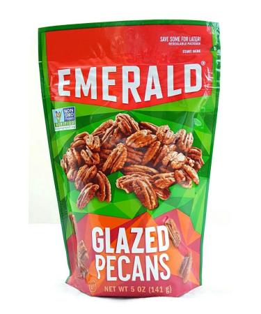 Emerald Glazed Pecans Non GMO 5oz - Pack of 6 | Premium Quality Snack - Buy Online on GoSupps.com