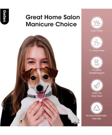 Gellen Gel Nail Polish 6 Colors Neutral Palette Peachy Bean Paste Color Classic Nude Grays for All Season Gel Polish Kit Nail Art Design Soak off UV Nail Gel Manicure Salon and DIY at Home Classic Neutral Nude Grays - Buy Online on GoSupps.com