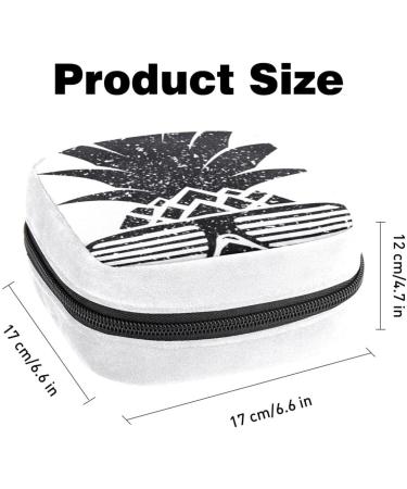 GIAPB Sanitary Napkin Storage Bag - Black Fruit Pineapple Color - Period Tampon Makeup Pad Pouch 4394 - Buy Online on GoSupps.com