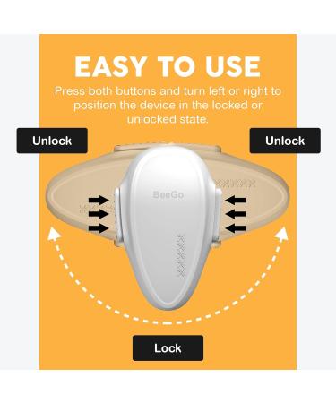 Beego Oven Child Protection Lock - Safe Stove Lock for Babies & Toddlers | Easy Installation - White - Buy Online on GoSupps.com