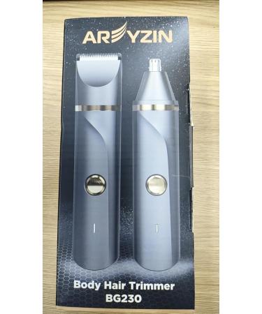 Electric Shaver Women's Intimate Area Electric Shaver for Arms Legs Forearms Electric Intimate Shaver for Women Interchangeable Snap-in Ceramic Blade IPX7 Washable Head Grey Gold - Buy Online on GoSupps.com