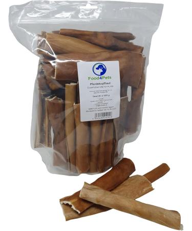 Buy Food4Pets Horse Scalp Dog Treats 1kg - Natural Chew Snack for Dogs | 100% Horse | International Shipping - Buy Online on GoSupps.com