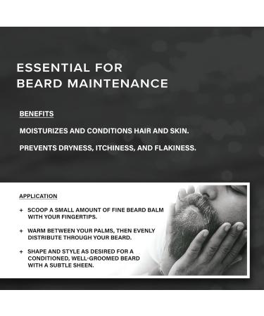 Natural Beard Balm for Men - Medium to Firm Hold Moisture Seal with Shea Butter & Jojoba Oil - The Hunt (Unscented) - 2 oz - Buy Online on GoSupps.com