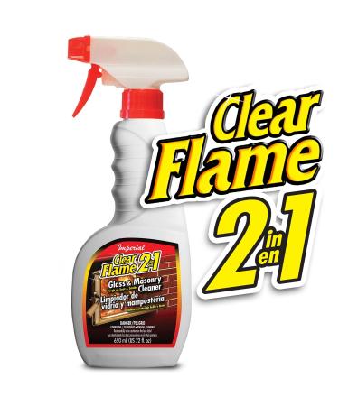 Imperial KK0047 Clear Flame 2 In 1 Glass and Masonry Cleaner, 16 Ounce