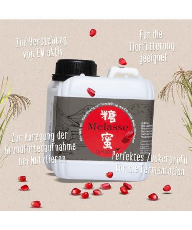 DIMIKRO Sugarcane molasses from Germany (organic quality) - High sugar content for the manufacture of active micro-organisms - Buy Online on GoSupps.com