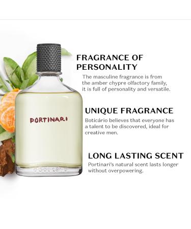 Portinari Eau de Toilette by O Boticario | Long Lasting Perfumes for Men | Fresh Citrus & Spice Men's Fragrance (3.38 fl oz) - Buy Online on GoSupps.com