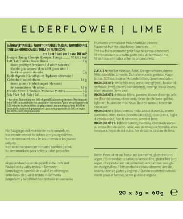 720 DGree InfuZed Elderberry Drink Mix - Sugar-Free & Calorie-Free 100 Bags for 50 Liters - Delicious Iced Tea Alternative - Buy Online on GoSupps.com