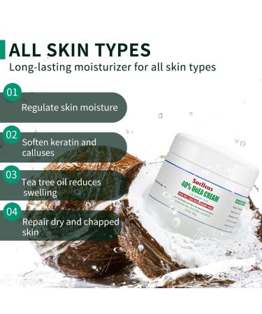 Buy Urea Cream 40% + Salicylic Acid 2% - Ultimate Moisturizing & Exfoliating Foot Cream for Dry Cracked Skin | Hydrating Solution for Feet Hands & Knees - International Shipping Available - Buy Online on GoSupps.com