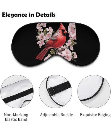 Cardinal Bird Sleep Mask - Ultralight Comfortable Eye Mask for Block Out Light | Perfect for Travel & Night Sleeping - Buy Online on GoSupps.com
