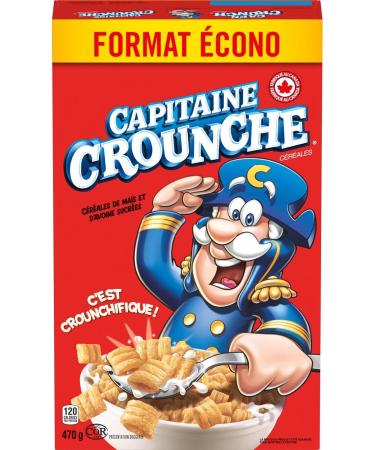 Quaker Cap'n Crunch Original Cereal Value Size 470g - Buy Online on GoSupps.com